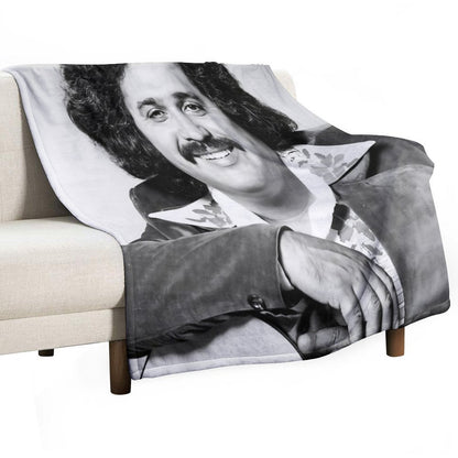 Freddy Fender BW Throw Blanket