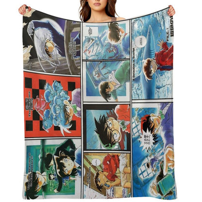 Detective Conan Edit - Color Pages Throw Blanket