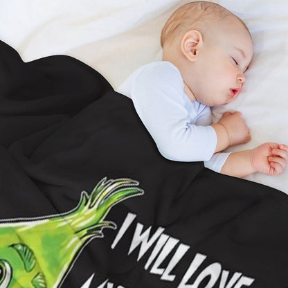 I Will Love My Weed Here Or There I Will Love My Weed Everywhere Throw Blanket