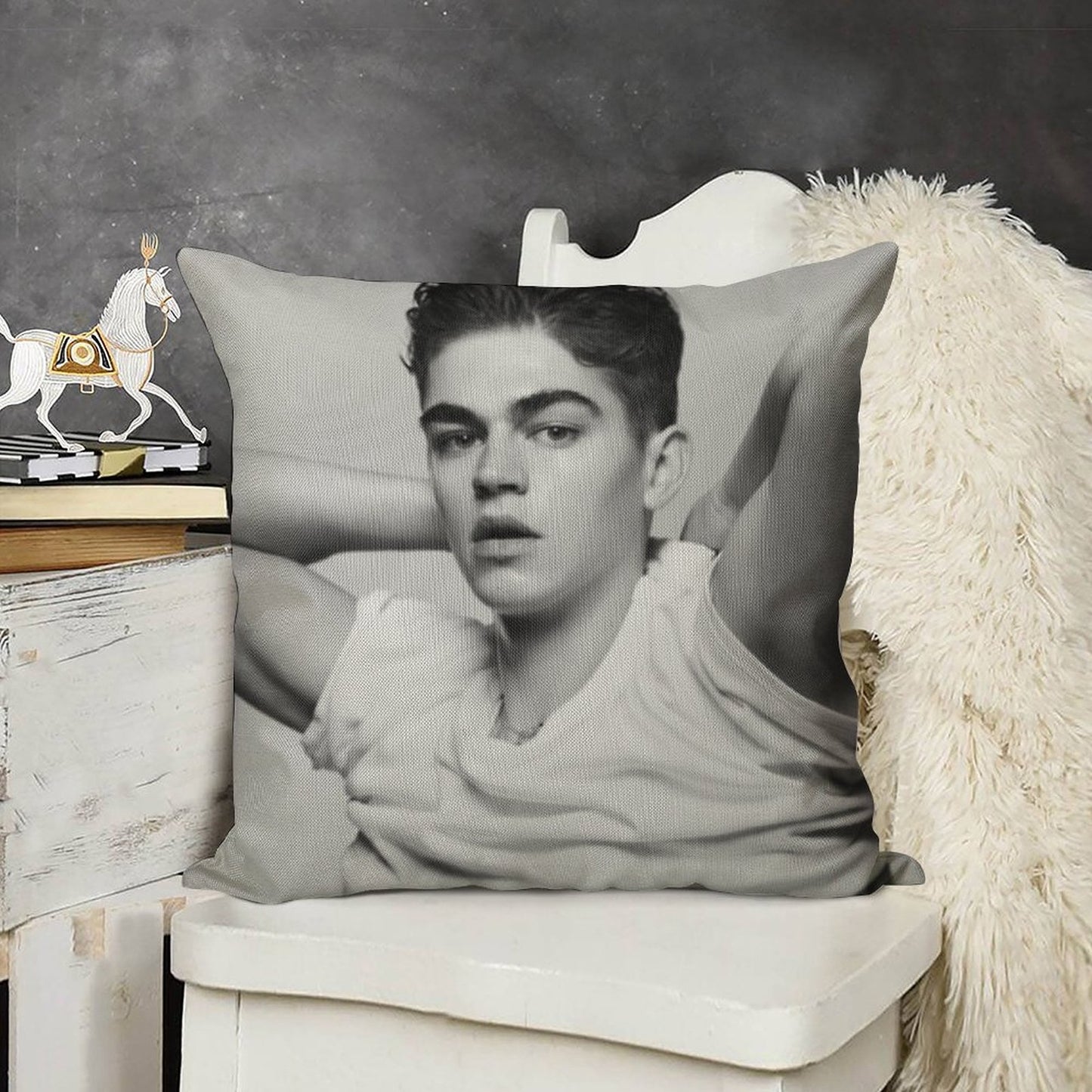 Hero Fiennes Tiffin Hardin Scott Linen Throw Pillow Cover