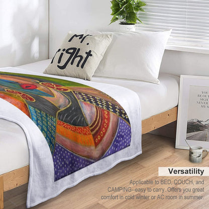 Celtic Spirit Woman Throw Blanket