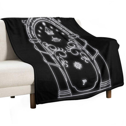 Mines of Moria Door Throw Blanket