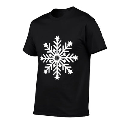 Blue Winter Snowflake Costume Holiday Christmas Star  Fade-proof Color T-Shirt