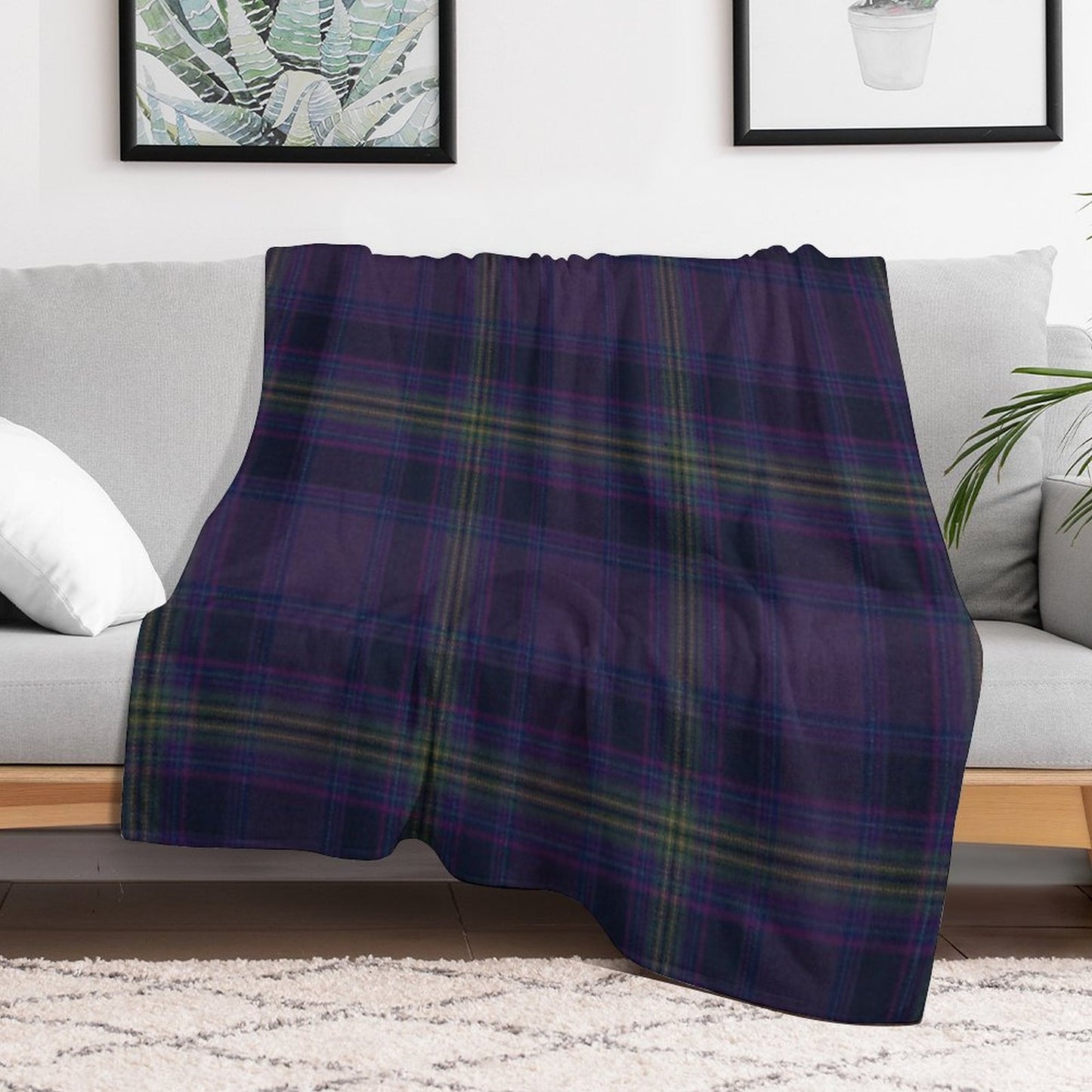 Monarch of The Glen Scottish Tartan Throw Blanket