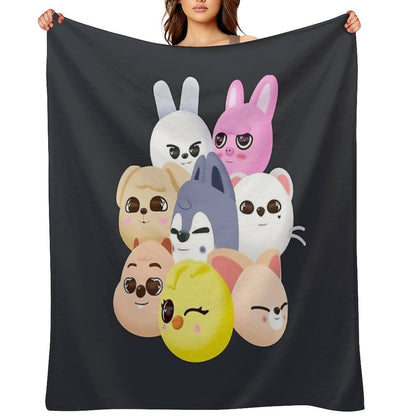 SKZOO Stray Kids SKZ Throw Blanket