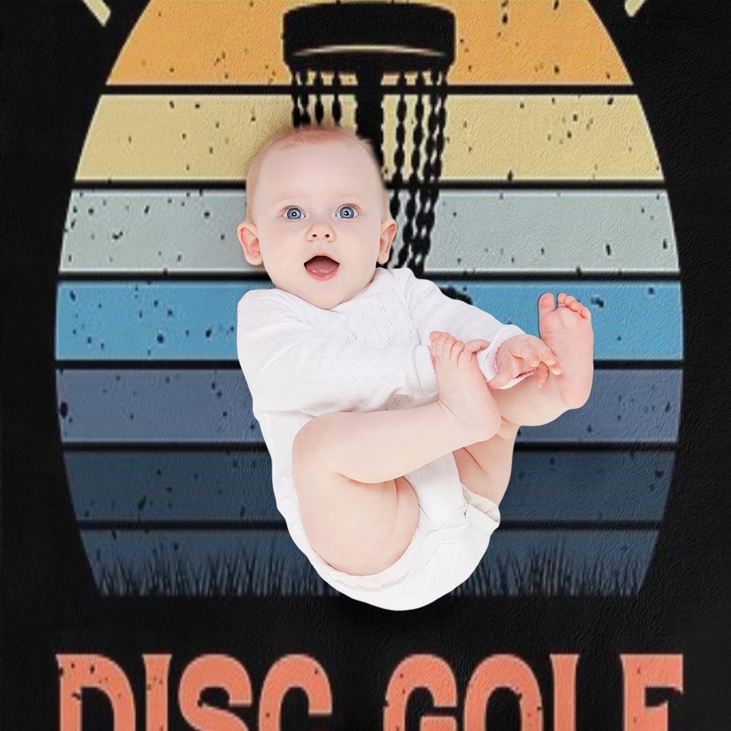 I Don't Always Play Disc Golf Oh Wait Yes I Do Retro Vintage Throw Blanket