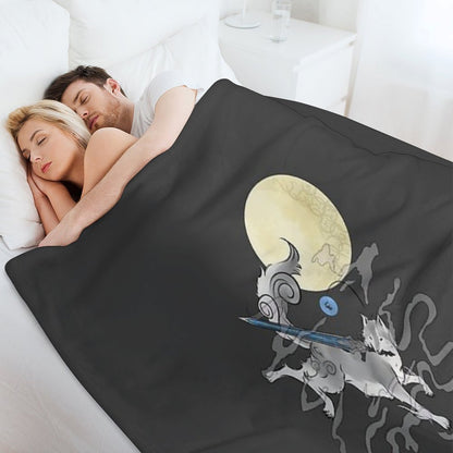 The Great Grey Wolf - Sifkami Throw Blanket