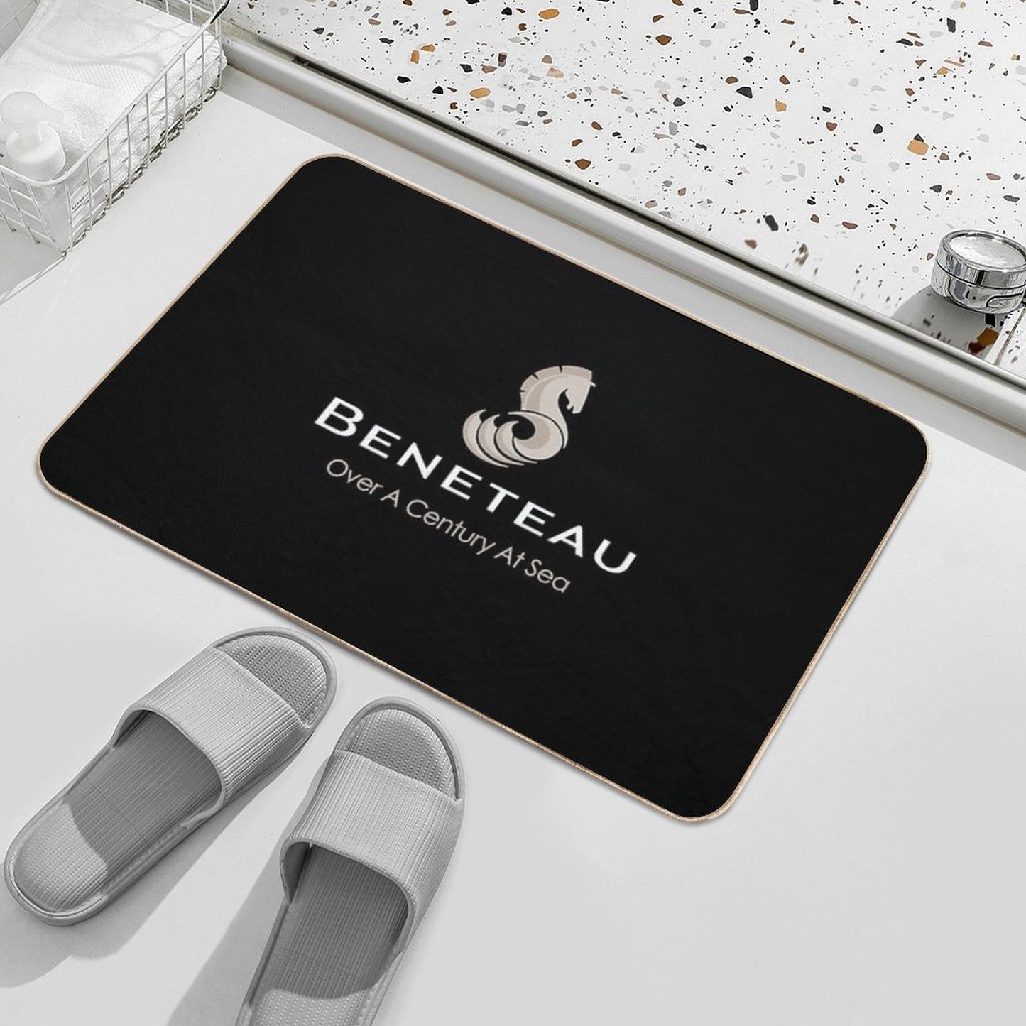 Beneteau Sailboat Sailing Yacht POCKET SIDE Bath Mat