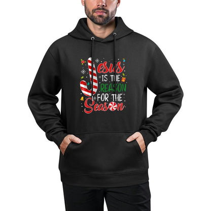 Jesus Is The Reason For The Season Christmas Pajama Gifts Moisture-Wicking Hoodie