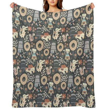 Animal Kingdom Throw Blanket