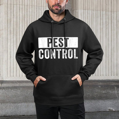 Pest Control Bug Exterminator Halloween Costume Kangaroo Pocket Hoodie