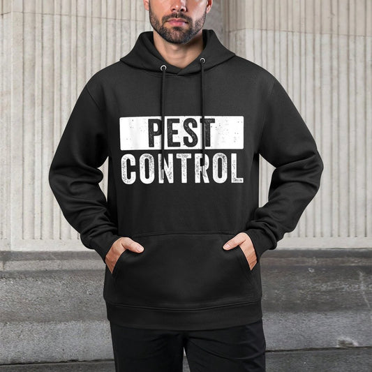 Pest Control Bug Exterminator Halloween Costume Kangaroo Pocket Hoodie