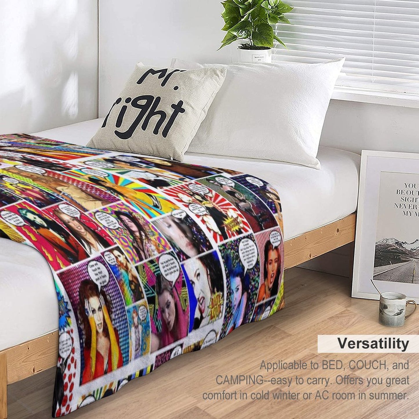 Dannii Minogue Goes Pow WOW #30 Throw Blanket