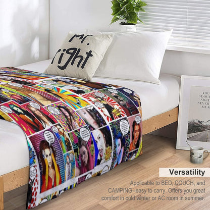 Dannii Minogue Goes Pow WOW #30 Throw Blanket