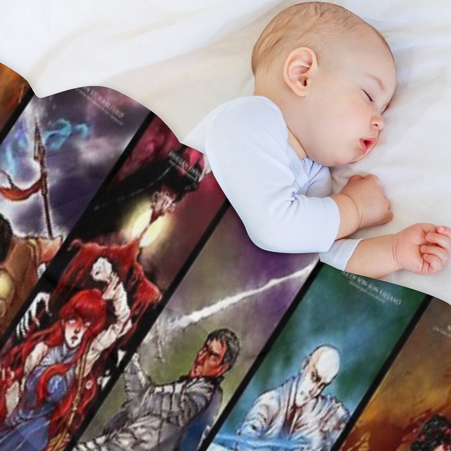 The Stormlight Archive Epic Fantasy Novel 2022 By Brandon Sanderson Character Fanart Collage Throw Blanket