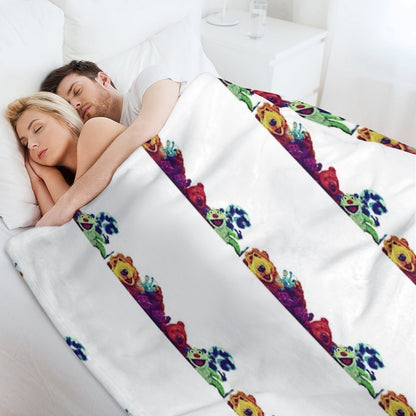 Bear In The Big Blue House - Bear And Friends Throw Blanket