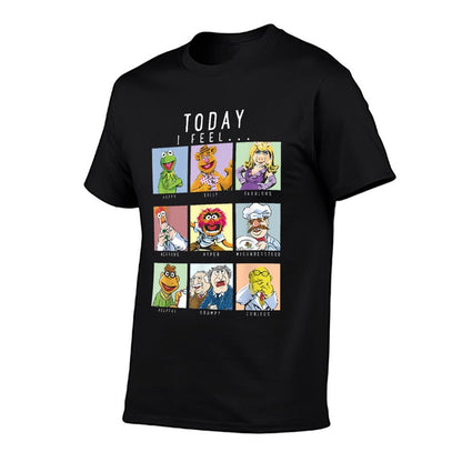 Disney The Muppets Today I Feel Box Up Character Portraits  Easy-care T-Shirt