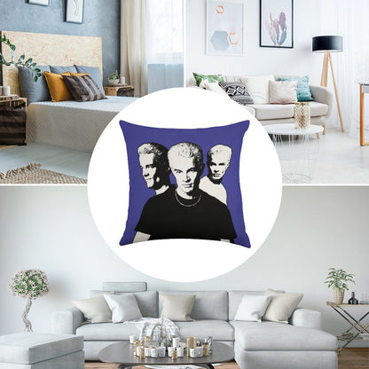 A Trio of Spike Linen Throw Pillow Cover