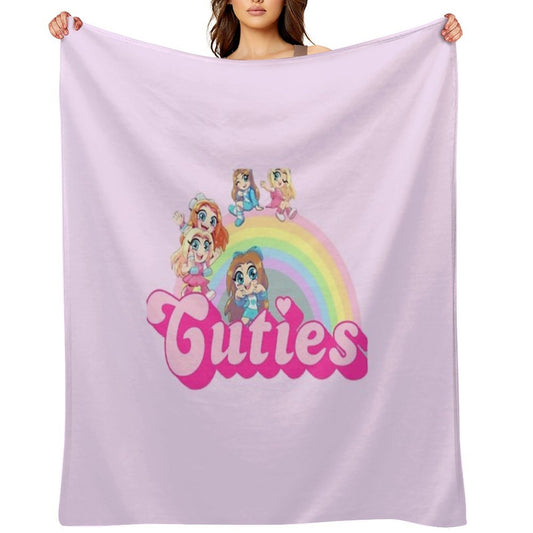 Mackenzie Turner Hey Cuties Throw Blanket
