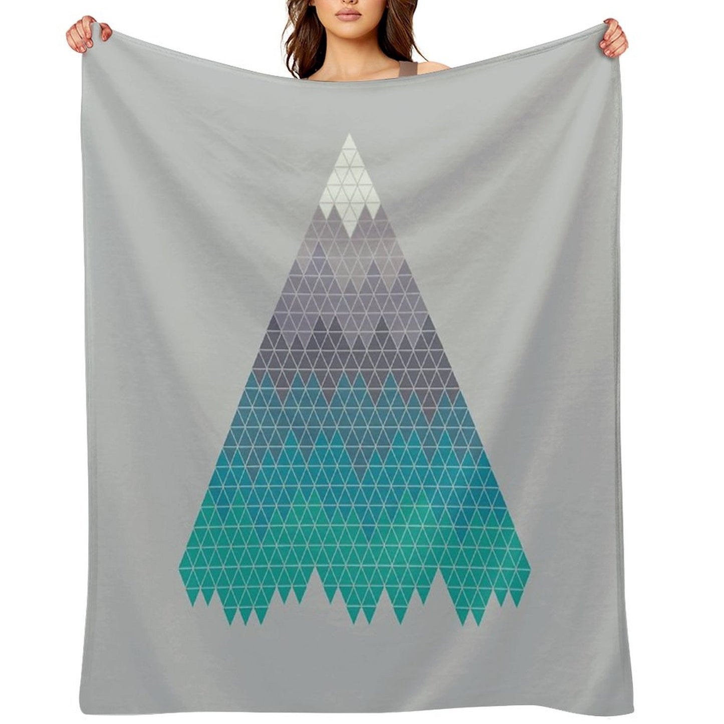 Many Mountains Throw Blanket