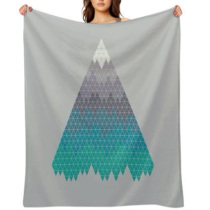 Many Mountains Throw Blanket