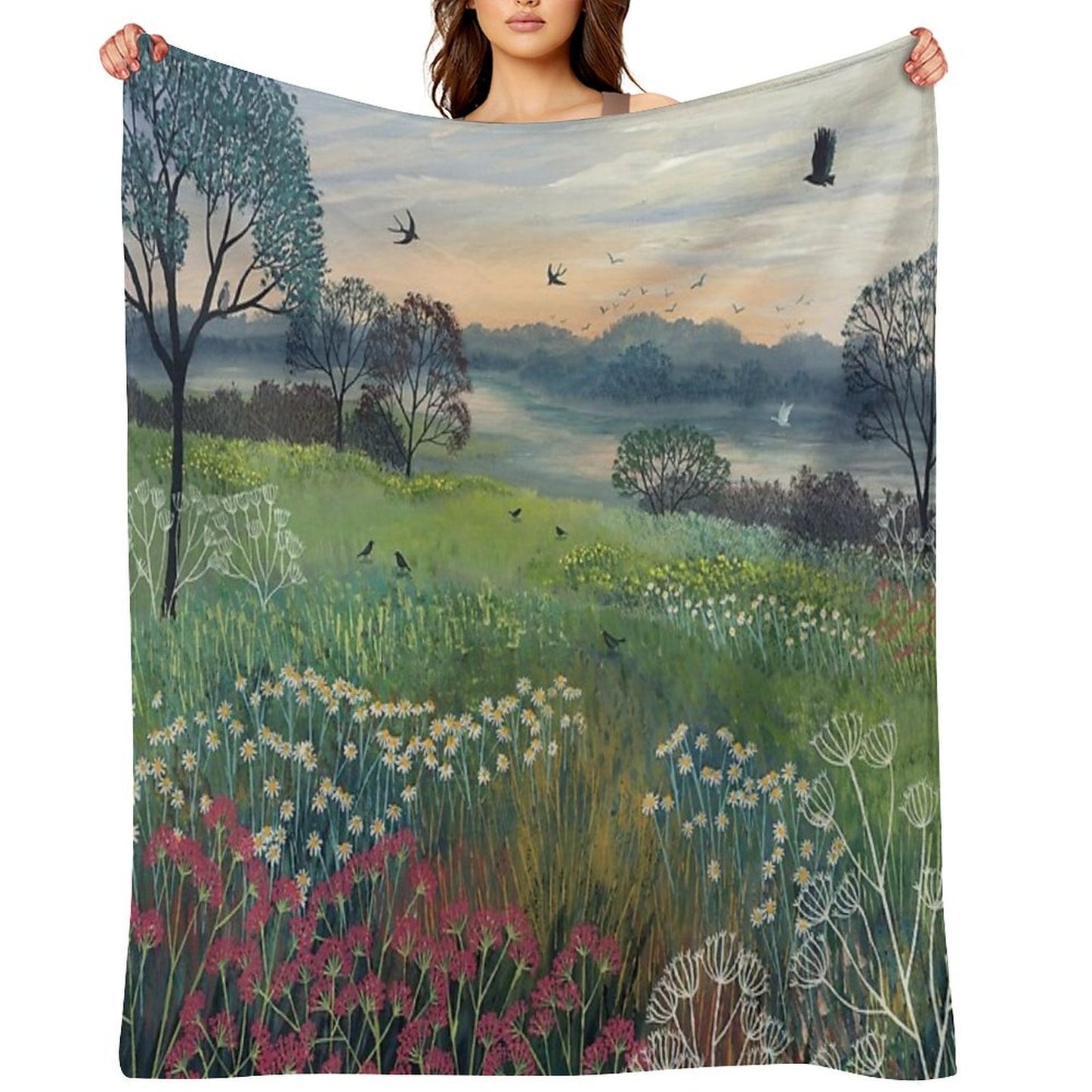 Summer's Eve Throw Blanket