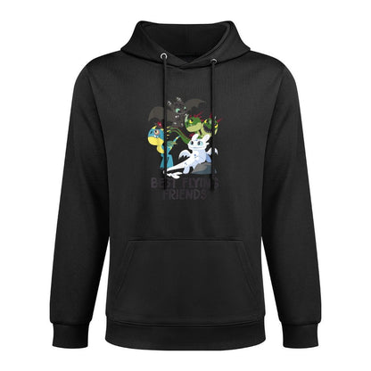How to Train Your Dragon 3 Hidden World Best Friends Cotton-Polyester Blend Hoodie