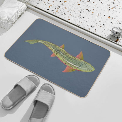 Trout From Above Bath Mat