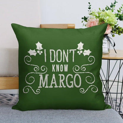 Christmas Vacation Todd And Margo Quote by Kelly Design Company Linen Throw Pillow Cover