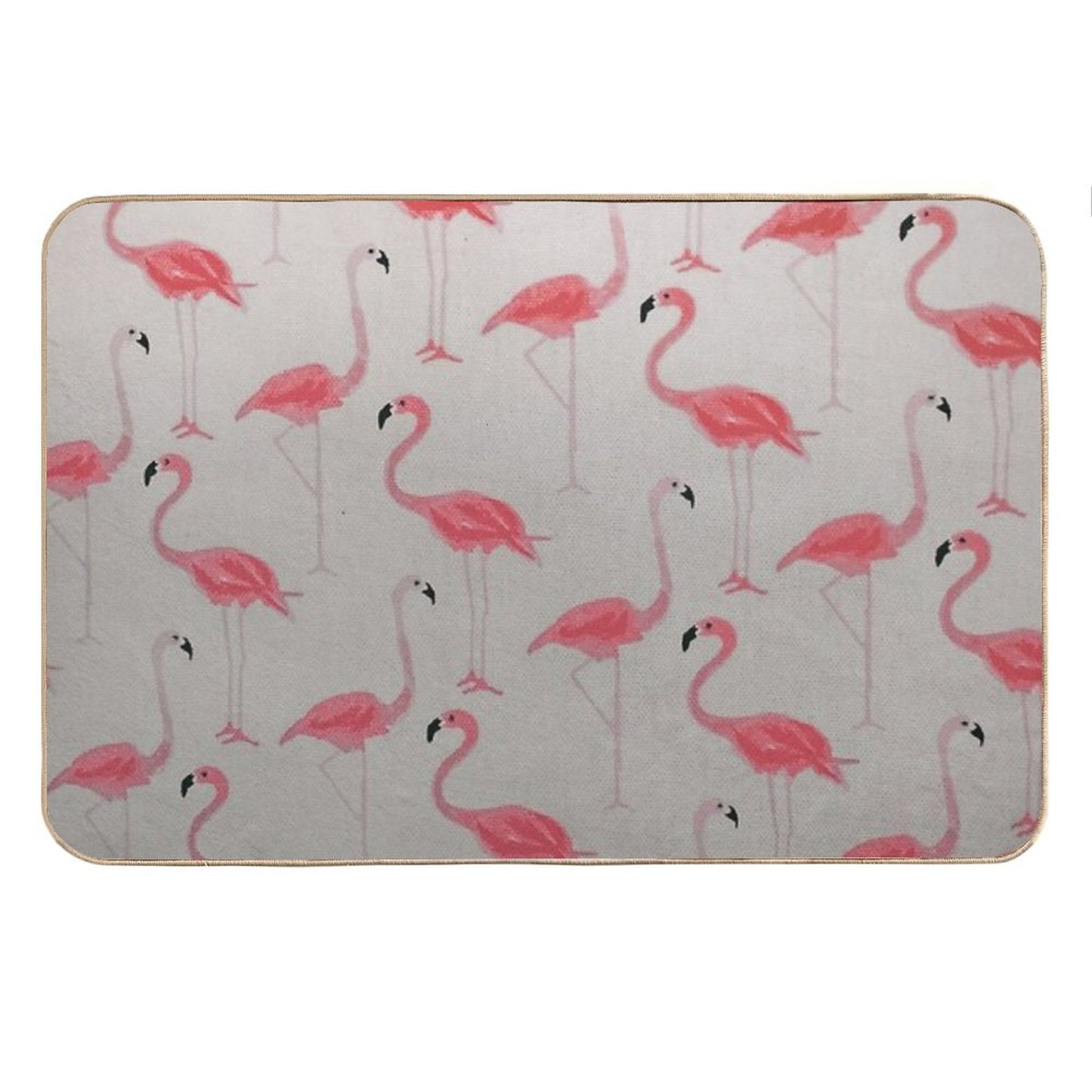 Flamingos Best Friends Bath Mat