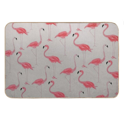 Flamingos Best Friends Bath Mat