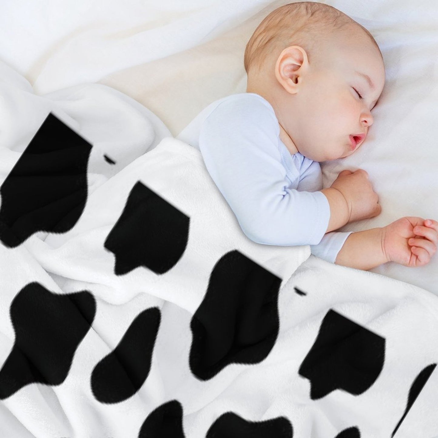Cow Spots Pattern Cows Animal Print Throw Blanket