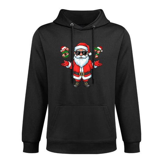 67 Meme Six Seven 6 7 Funny Santa Matching Xmas 67 Christmas Colorfast Hoodie