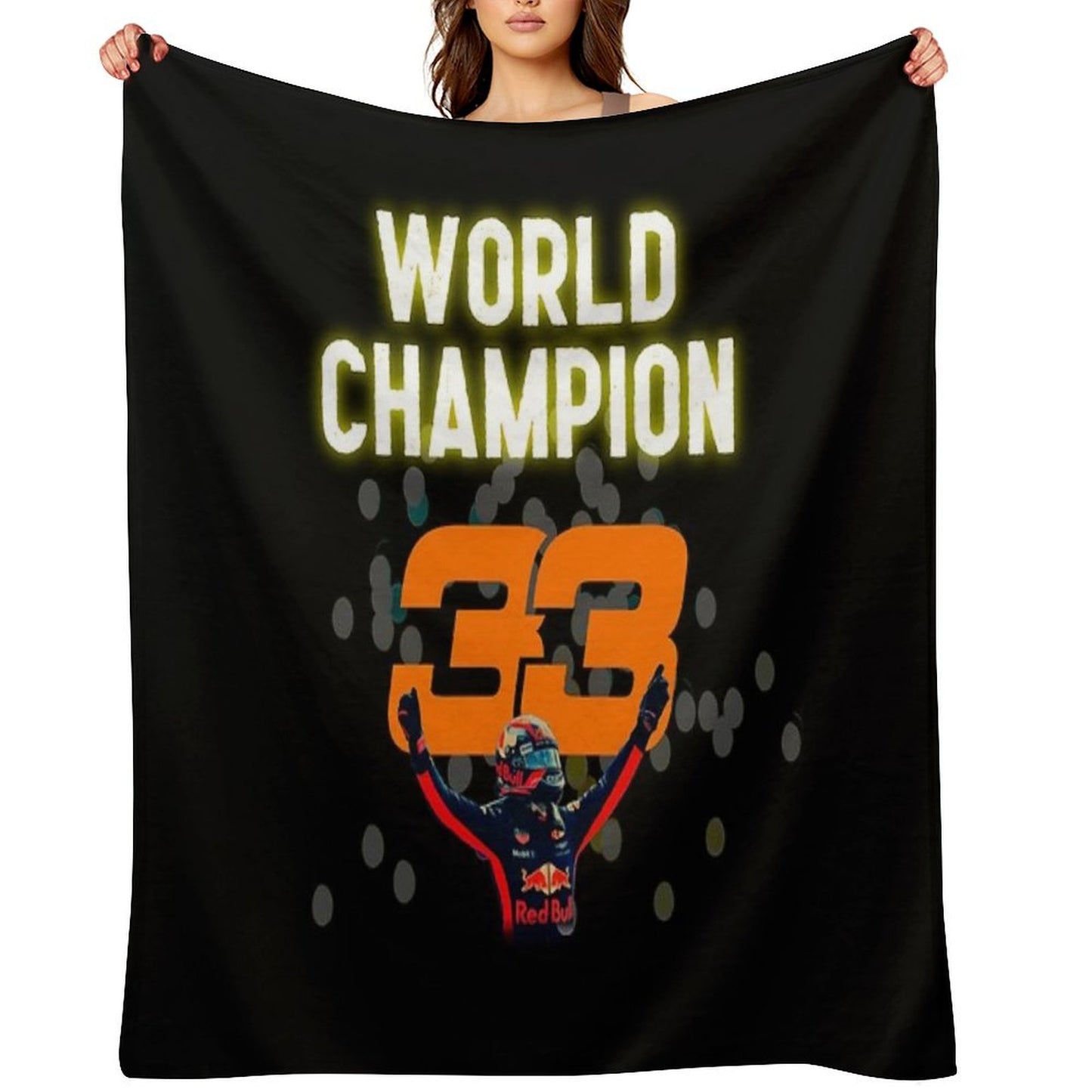 Verstappen Champion Throw Blanket