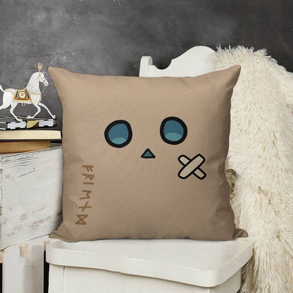 Friend - Nanashi Mumei Mascot △ - Hololive #HoloCouncil Linen Throw Pillow Cover