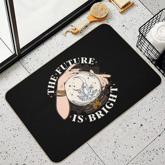 The Future Is Bright  Slip-Resistant Bath Mat
