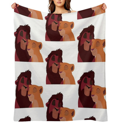 Kovu And Kiara Throw Blanket