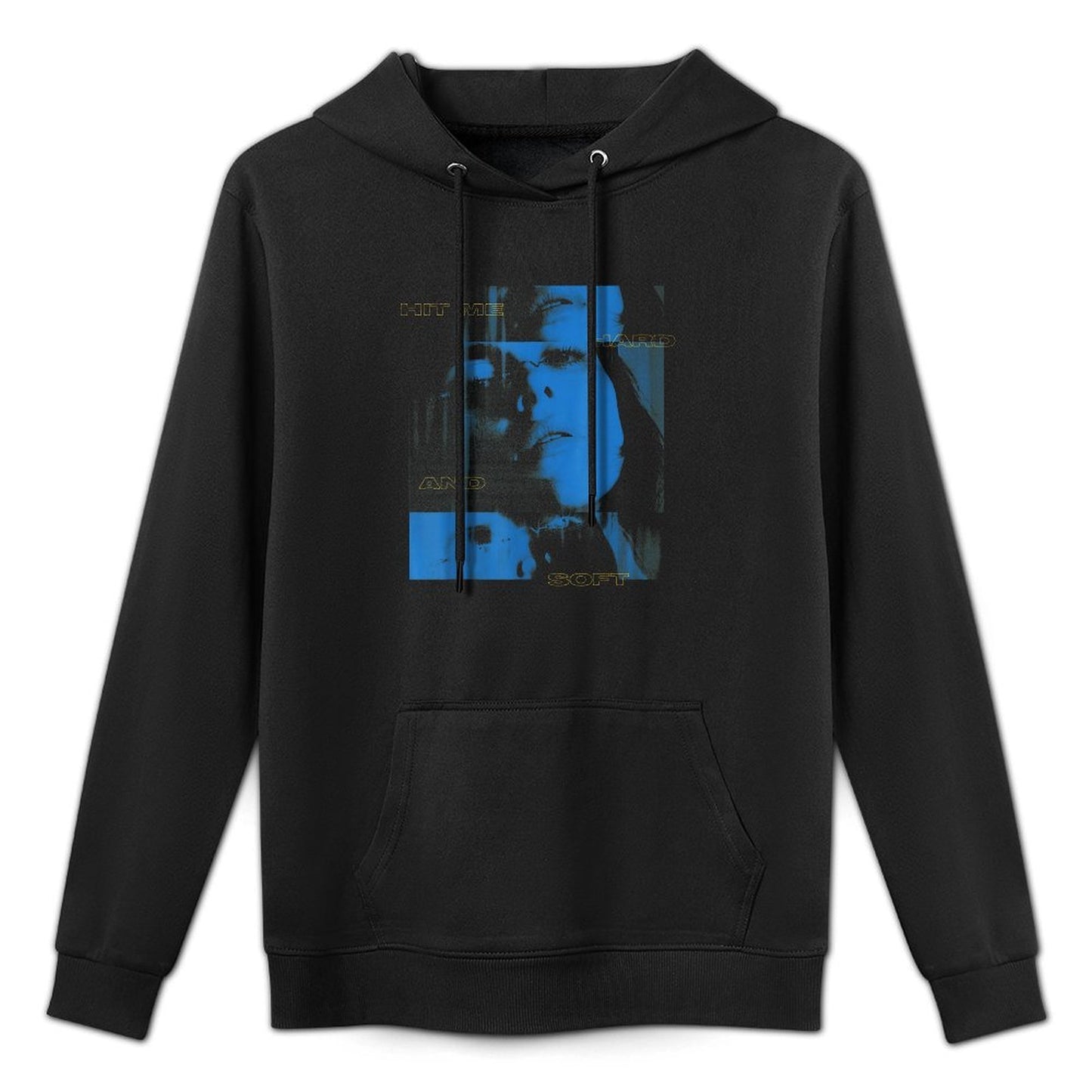 Official Billie Eilish HIT ME HARD AND SOFT Blue Photo Machine Washable Hoodie