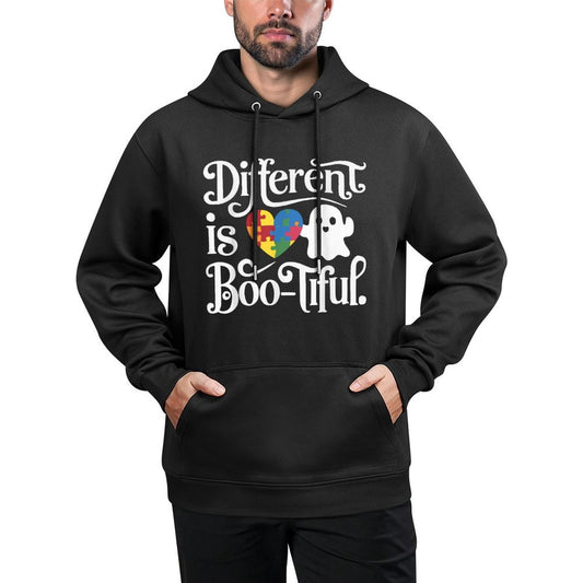 Support Autism Halloween Spooky Autistic Trick Or Treat Easy Care Hoodie
