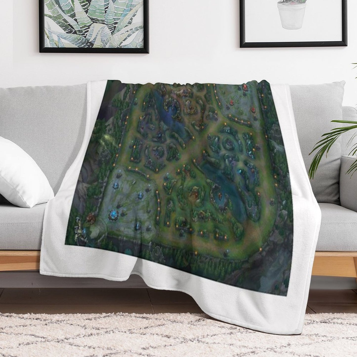Summoners Rift Throw Blanket