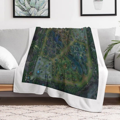Summoners Rift Throw Blanket