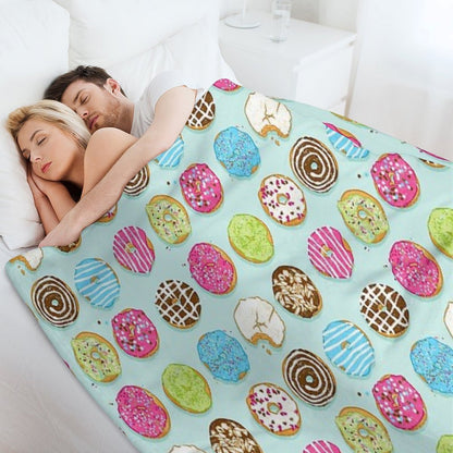 Sweet Donuts Throw Blanket