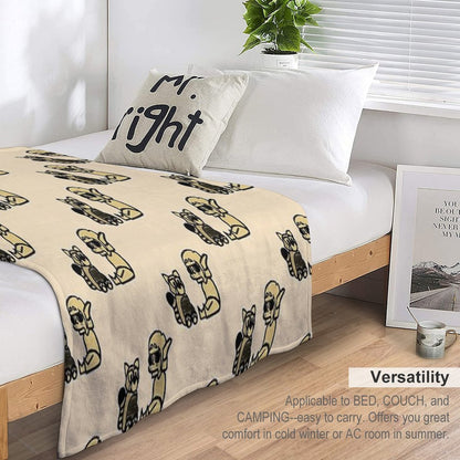 Dr. Animal Throw Blanket