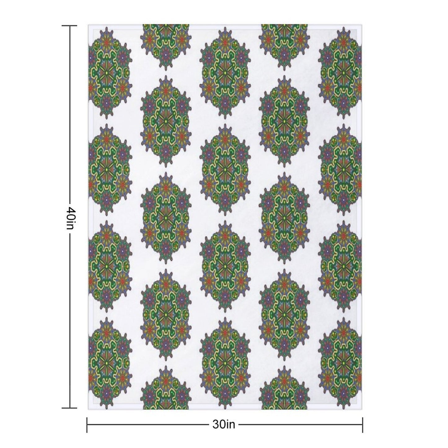 Indian Style Mandala 2 Throw Blanket