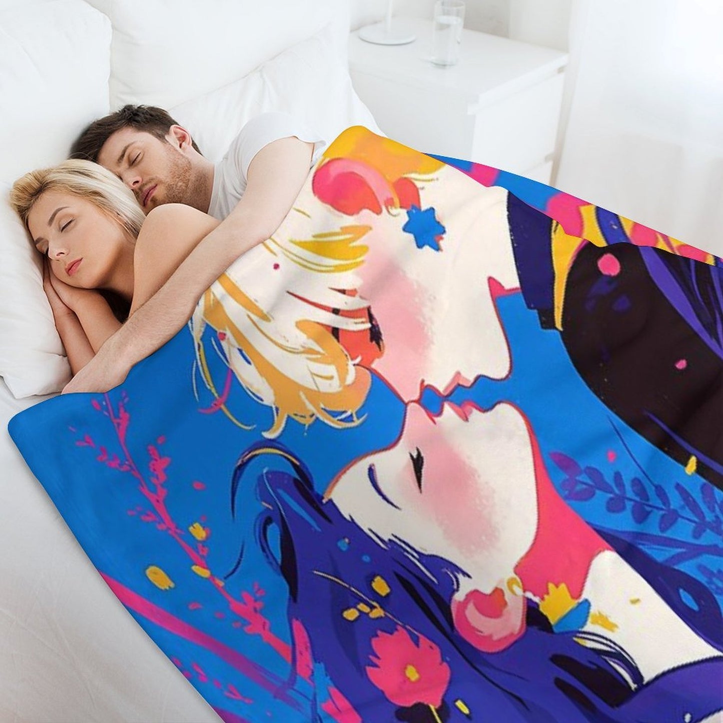 Spring Love Throw Blanket