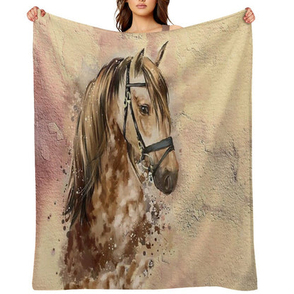 Horses Change Lives Throw Blanket