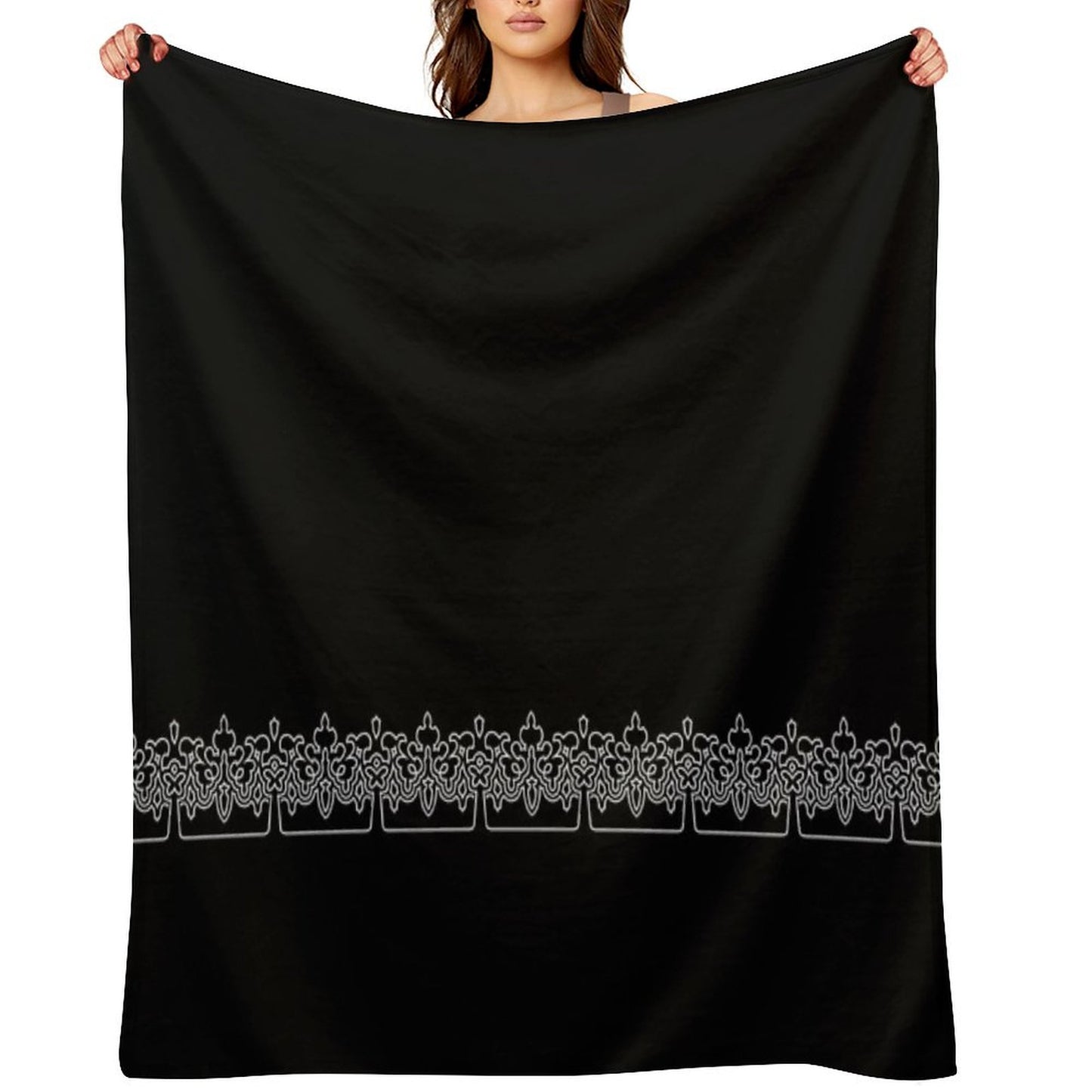 Nier Automata - 2B's Dress Throw Blanket
