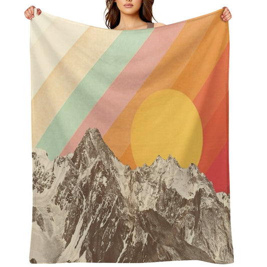 Mountainscape #1 Throw Blanket
