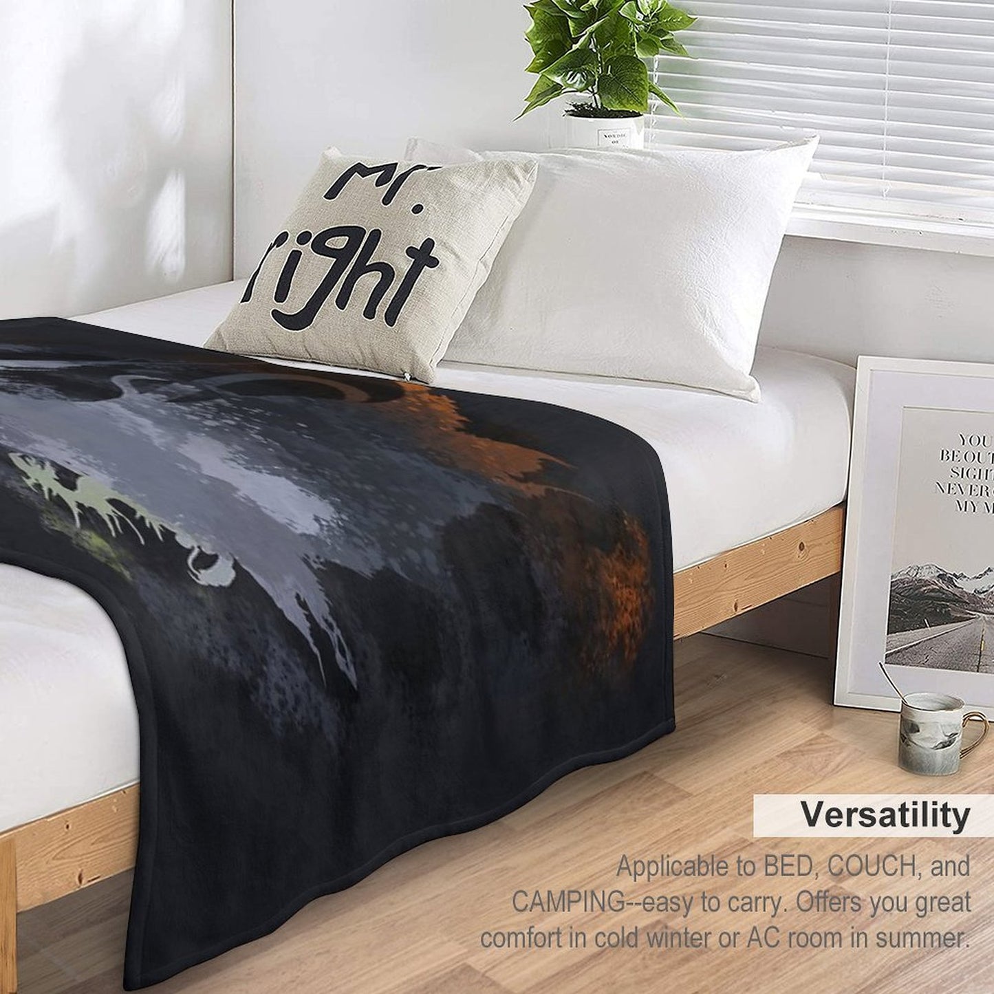 Final Fantasy XV Logo Throw Blanket