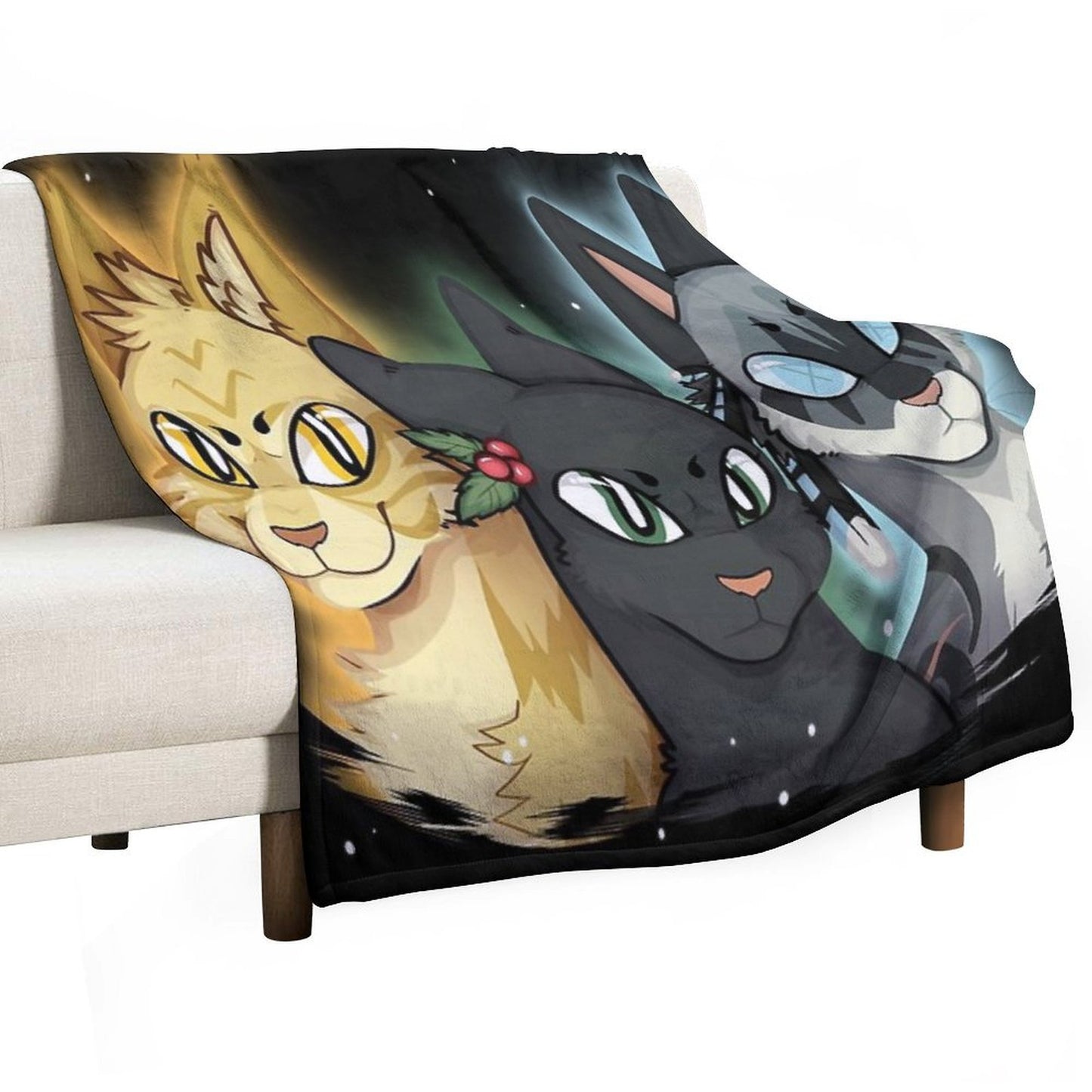 Power of Three Throw Blanket